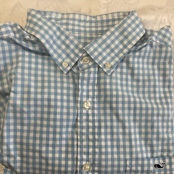 Vineyard Vines Classic Fit Tucker Shirt Button Down Men’s XL - Blue Check - Picture 1 of 10